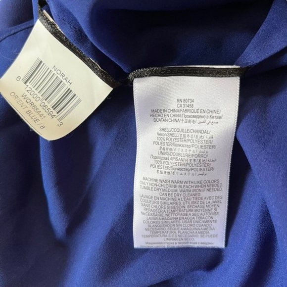 New Blue BCBGMAXAZRIA Norah Dress Size 8 - Picture 6 of 12